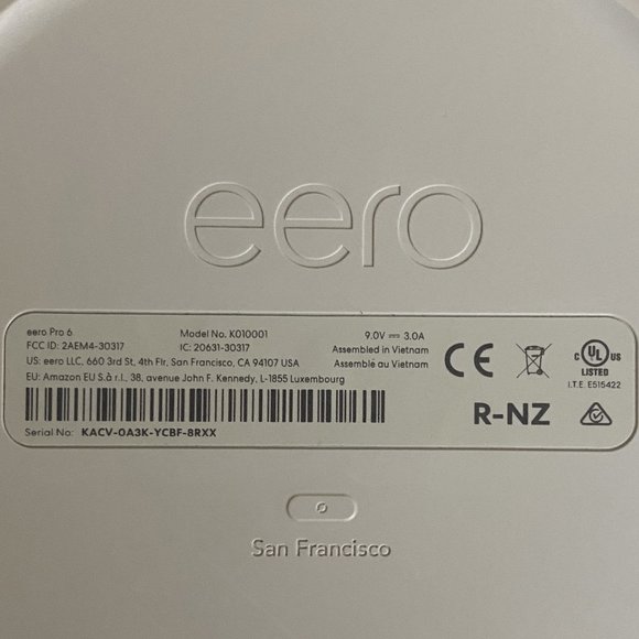 Eero Pro 6 Tri Band Mesh Wi-Fi Router - Picture 2 of 3